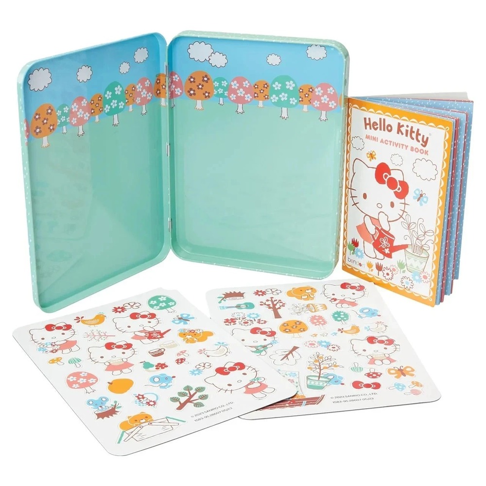 Hello Kitty Magnetic Tin Playset- 47 Magnets Imaginative Creativity Learning - Picture 2 of 4
